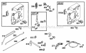 Controls Diagram and Parts List for 255702-0117-01  Briggs and Stratton Engine